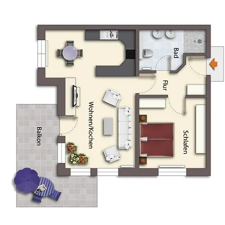 Brise Seeresidenz Haus Nordic App 24 *